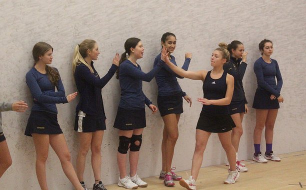 Penn Charter Girls Squash Team Dec 2017